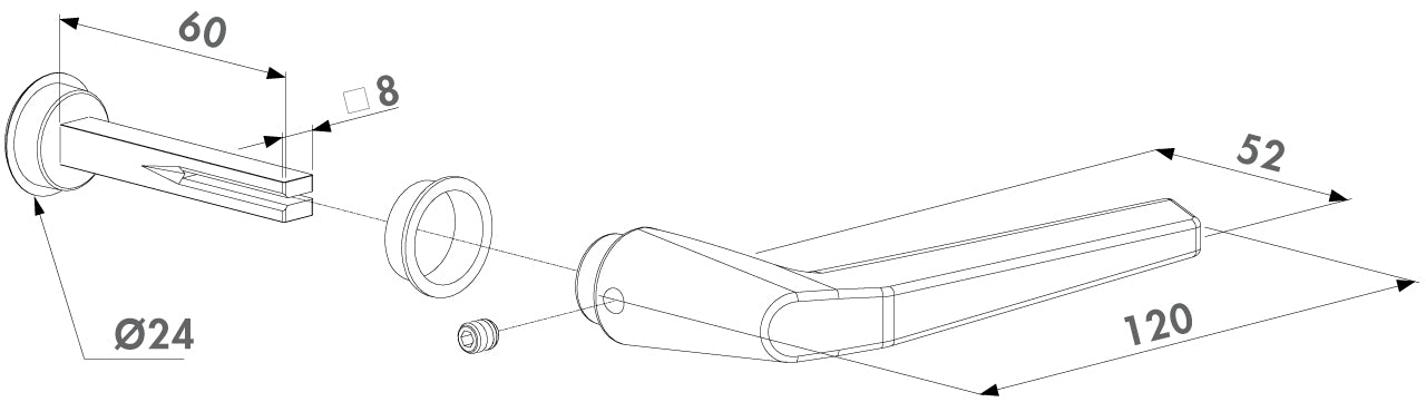 Locinox - Aluminium Halbdrücker - zaunes